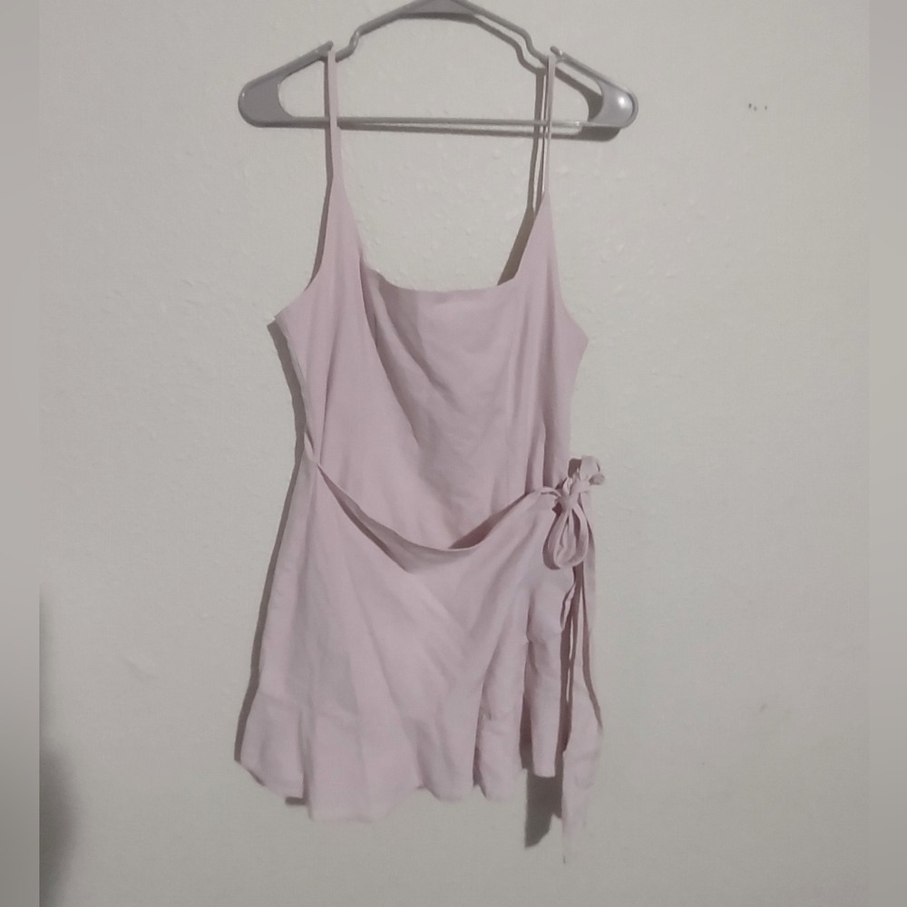 Princess Polly pink wrap dress